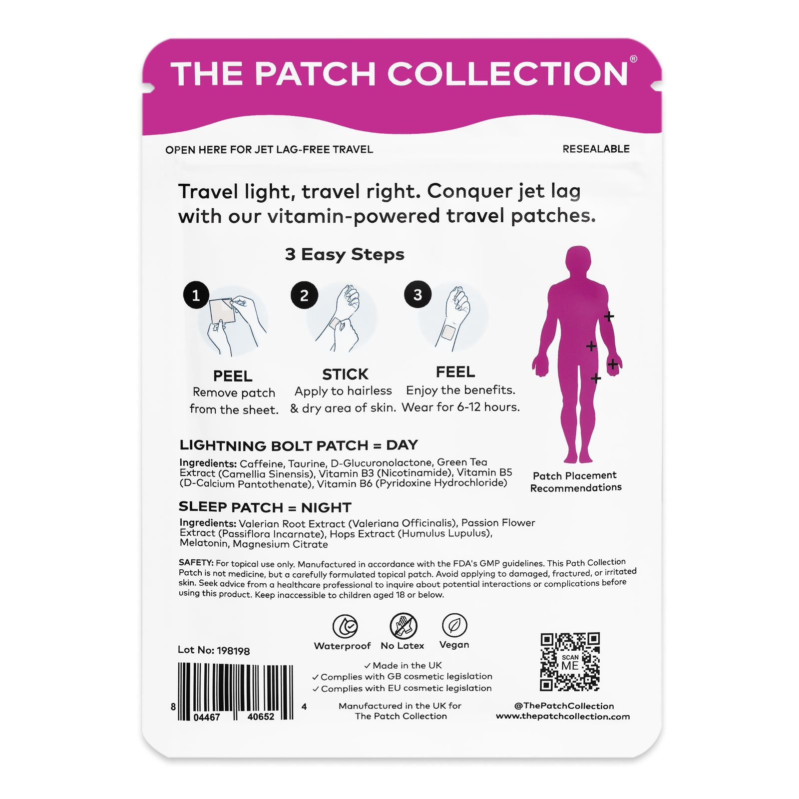 Jet Lag Patch - The Patch Collection